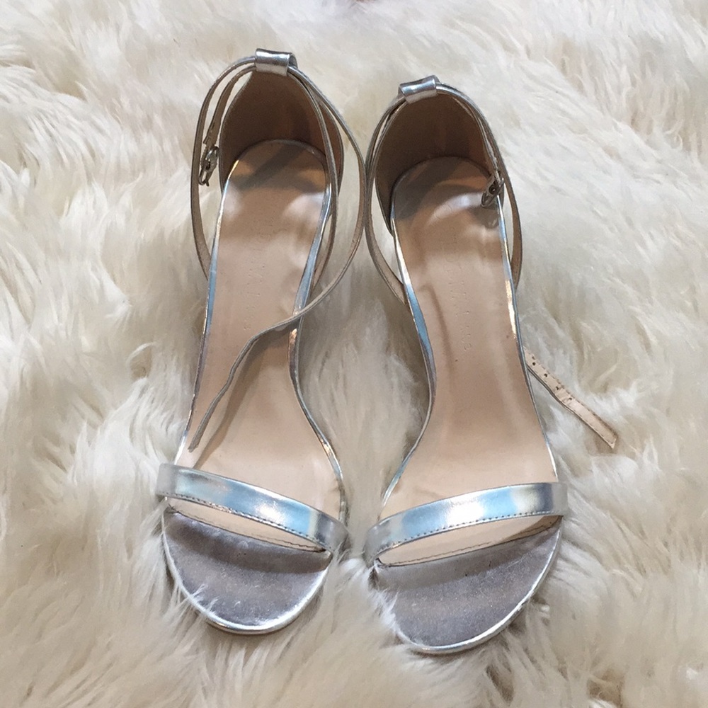 Silver High Heels